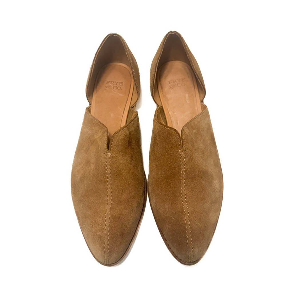 FRYE AND CO. Frye Fenn D'Orsay Brown Suede flat Shoes Size 7M